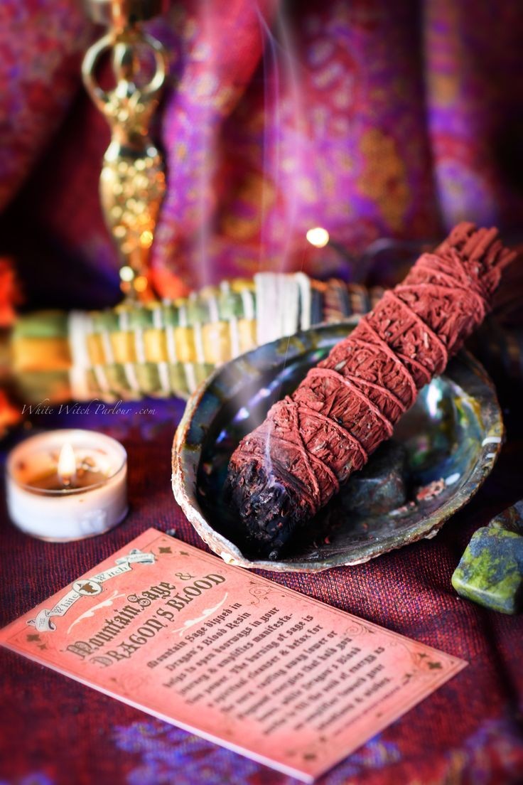 White Sage & Dragons Blood Smudge