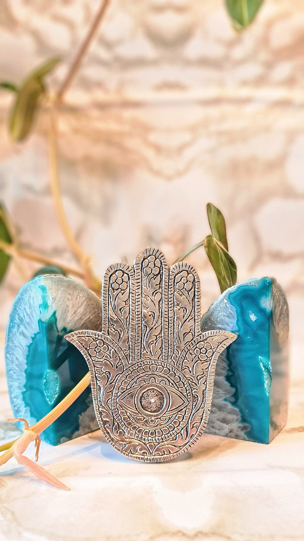 Hamsa Hand Incense Cone Holder