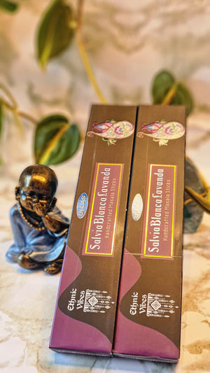 Salvia Blanco/Lavanda Incense - Ethnic Vibes