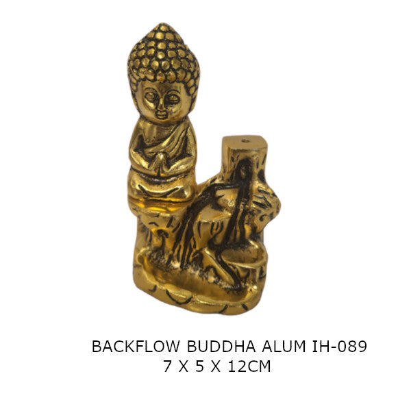 Gold Buddha Backflow Burner