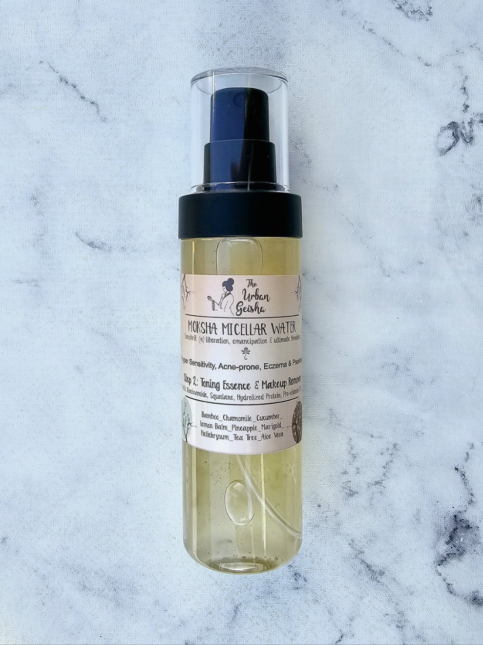 Step 2: Moksha Micellar Water (Extra 25ml)