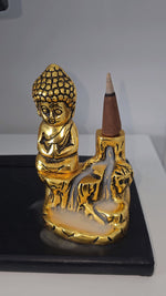 Gold Hamsa Hand Backflow Burner