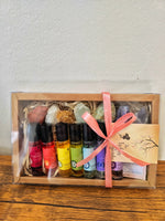 7 Chakras: Oil Perfume & Crystal Gift Set