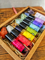 7 Chakras: Oil Perfume & Crystal Gift Set