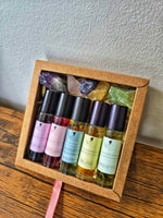 Retreat Collection: Oil Perfume & Crystal Gift Set