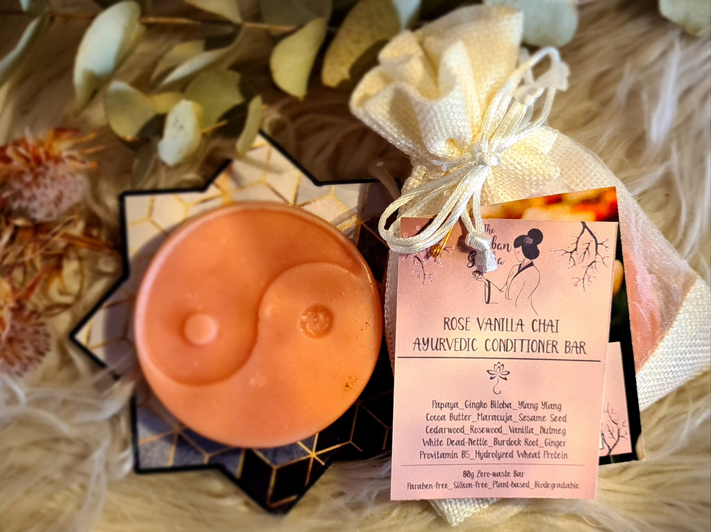 ROSE VANILLA CHAI - Ayurvedic Conditioner Bar