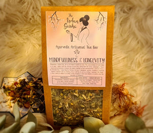 Minfullness & Longevity Ayurvedic Tea - Adaptogenic Blend