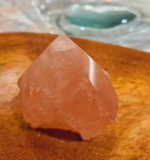 Rose Quartz Rough Standing Point