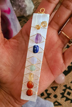 Selenite Chakra Wand