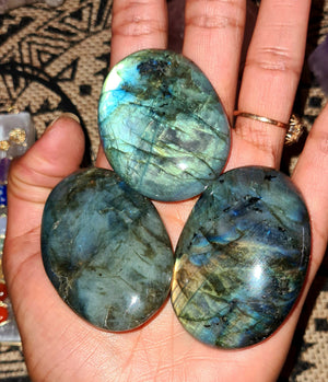 Labradorite Palm Stone