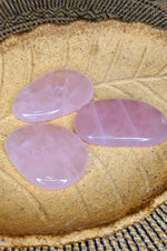 Rose Quartz Palm Stone
