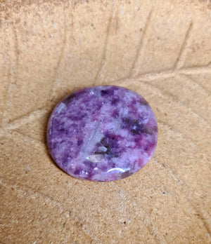 Lepidolite Palm Stone