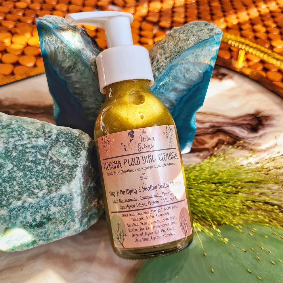 Moksha Purifying Cleanser - Step 1: Healing Facial Cleanser (Niacinamide + Salicylic Acid)
