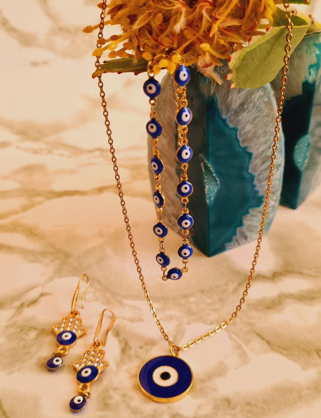 Evil Eye Jewelry Set