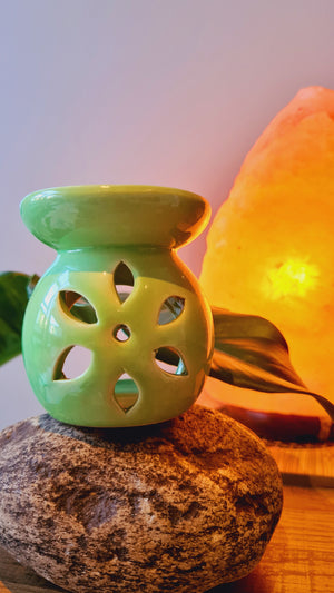Ceramic Oil Burner - Green