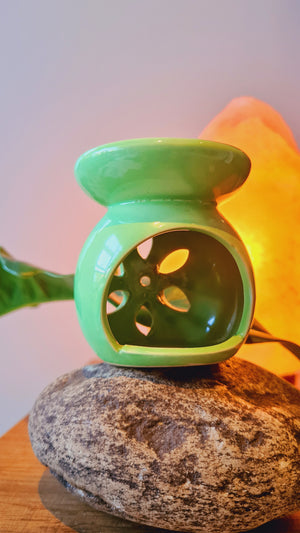 Ceramic Oil Burner - Green