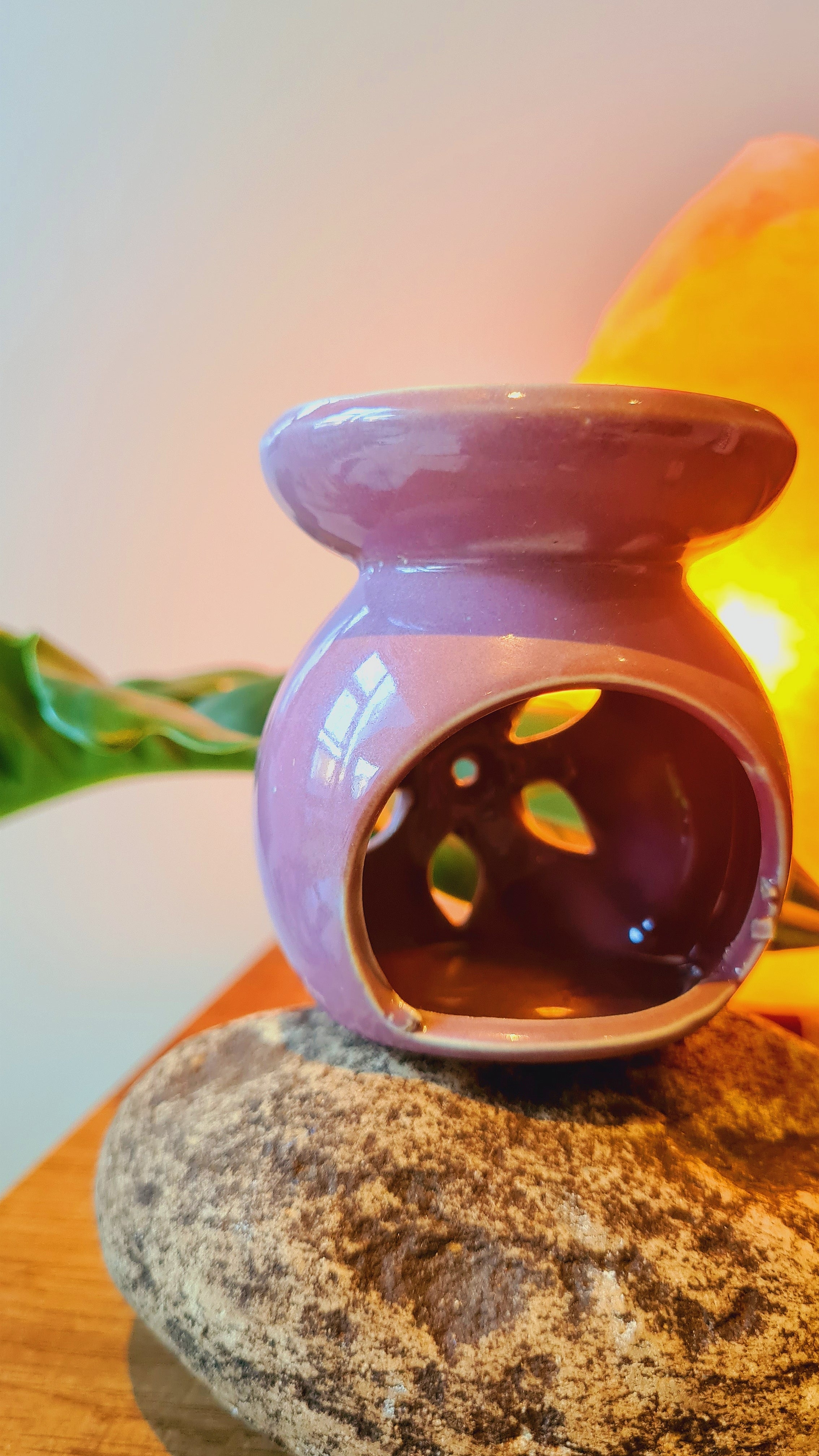 Ceramic Oil Burner - Pink