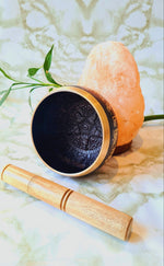 Engraved Tibetan Singing Bowl - Large