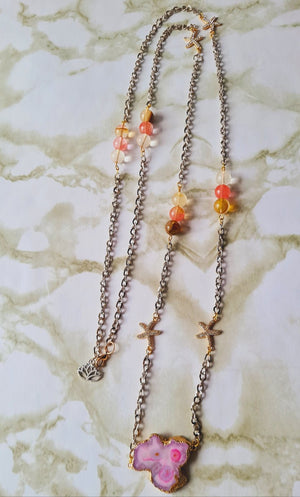 Cherry Quartz Waist Chain