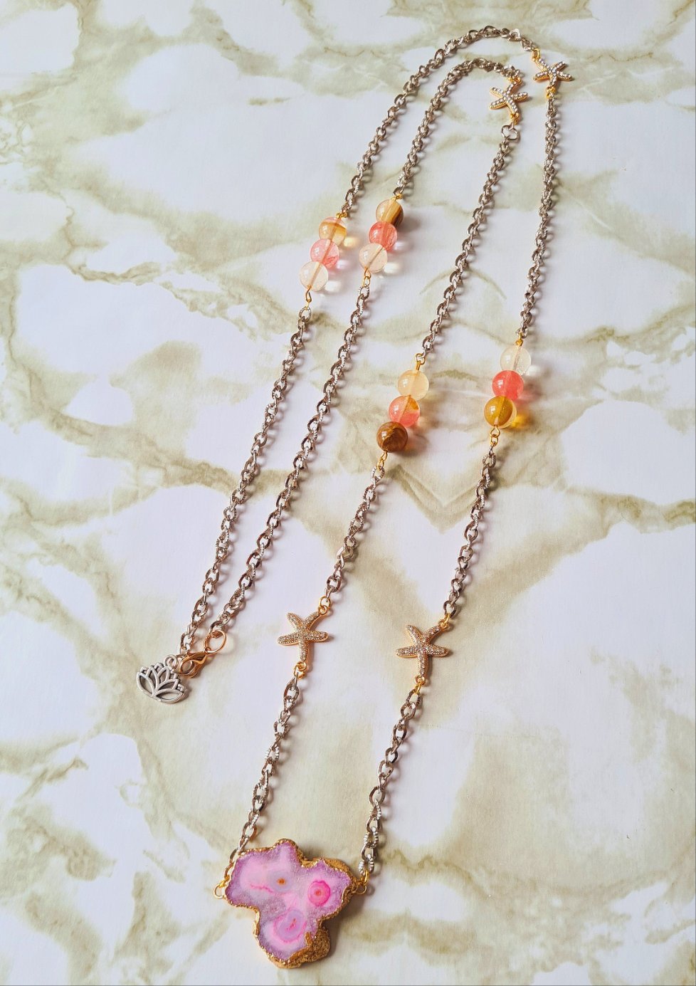 Cherry Quartz Waist Chain