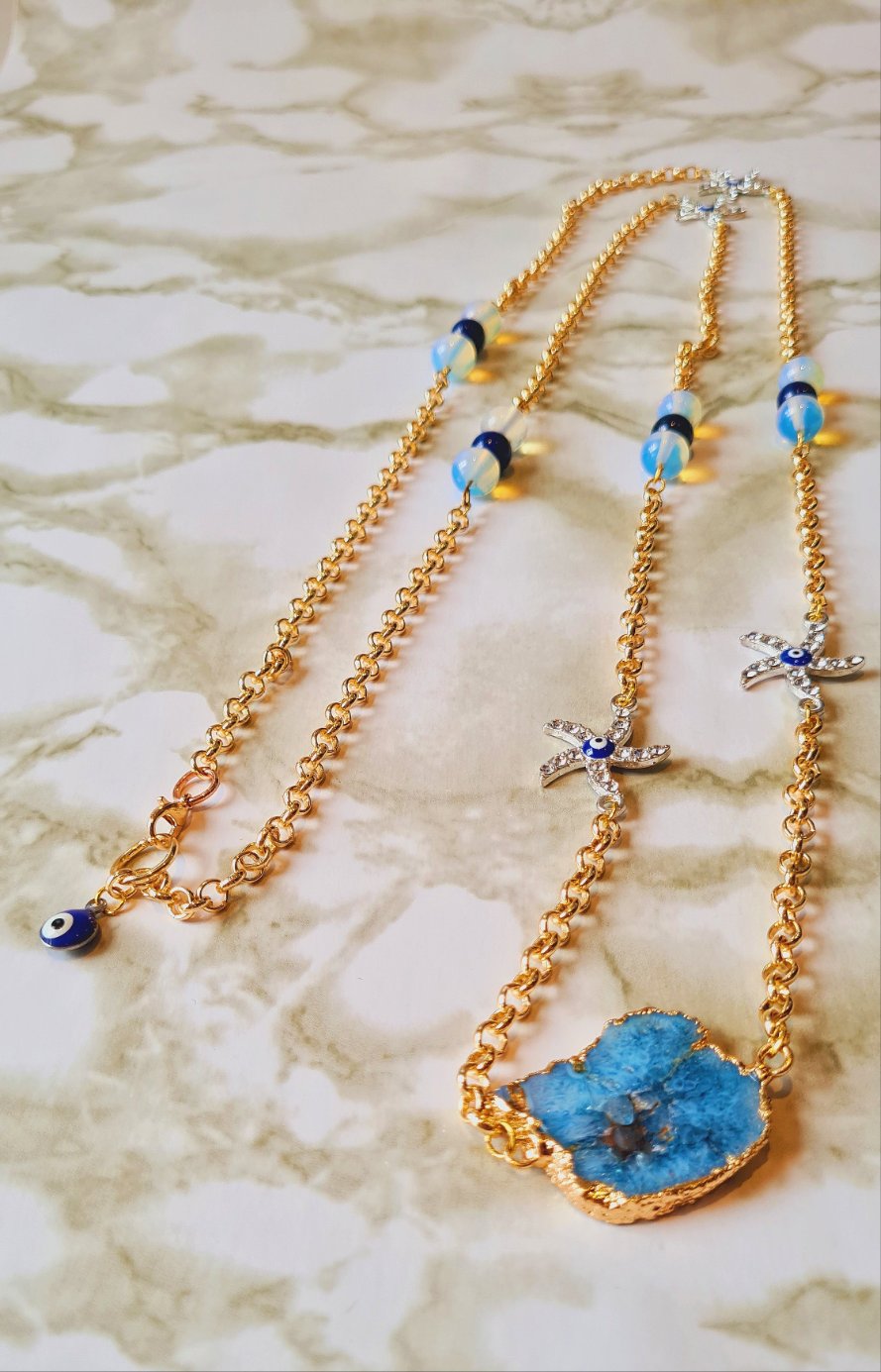 Lapis Lazuli & Opalite Waist Chain