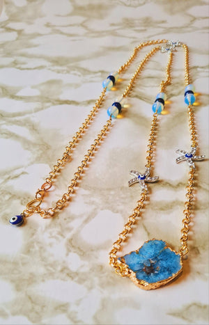 Lapis Lazuli & Opalite Waist Chain