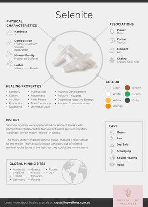Selenite Tower - Medium