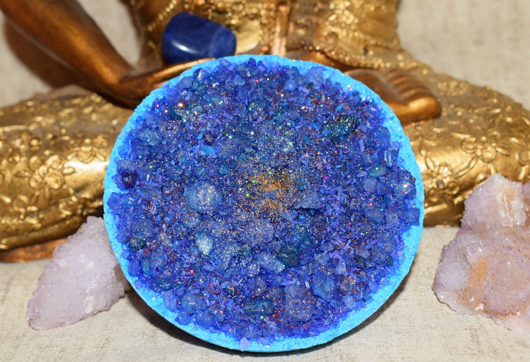 Ajna - Third Eye Chakra Geode (Crystal Incl.)