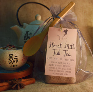 RADIATE Floral Milk Tub Tea