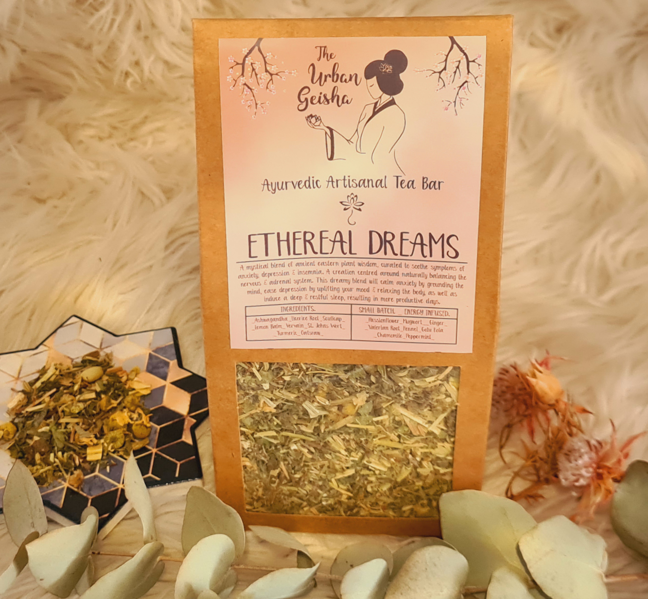 Ethereal Dreams Ayurvedic Tea - Insomnia, Anxiety & Depression Blend
