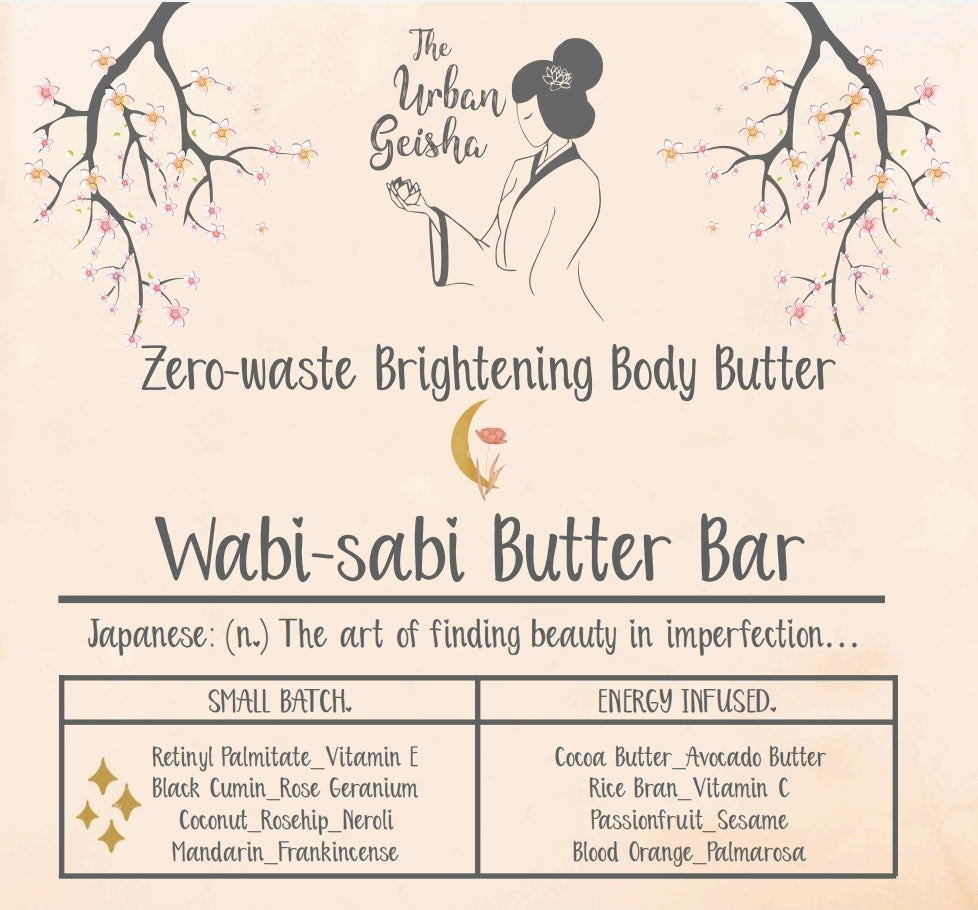 Wabi-Sabi Zero-Waste Body Butter Bar